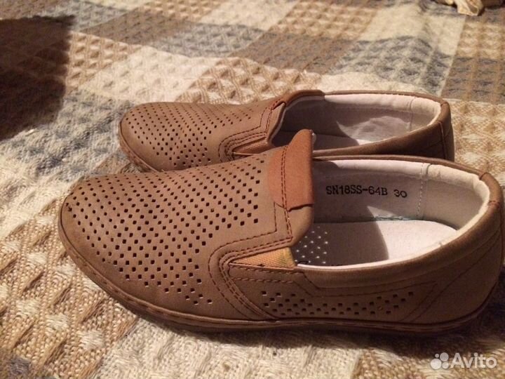 Туфли кожаные