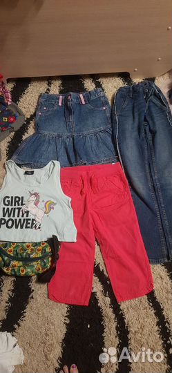 Большой пакет вещей для девочки