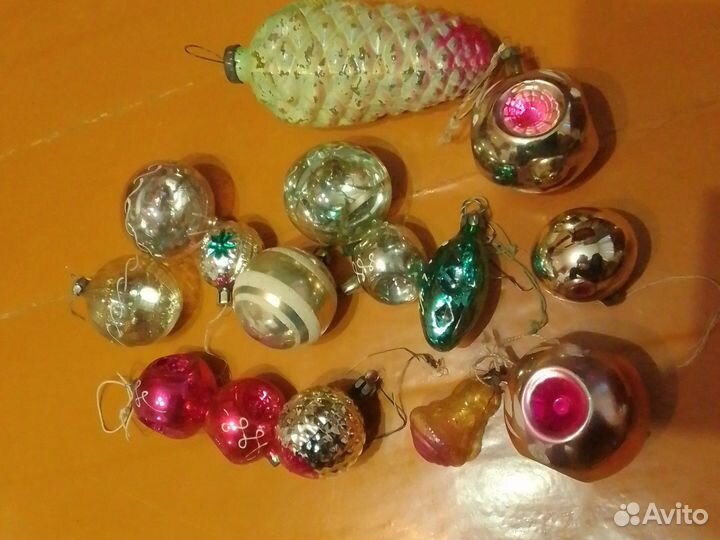 Елочные игрушки СССР одним лотом