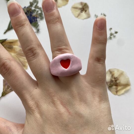 Кольца из полимерной глины