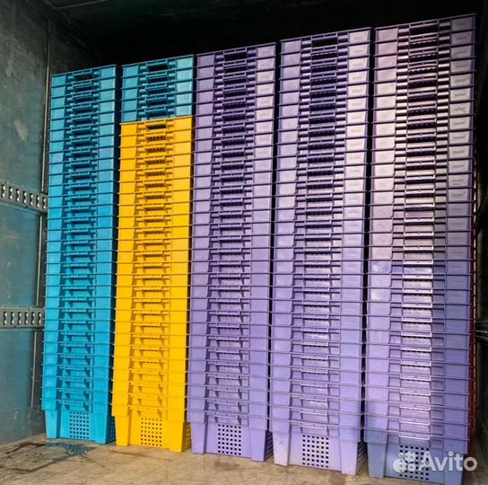 Ящик пластиковый 10 шт (цветные)