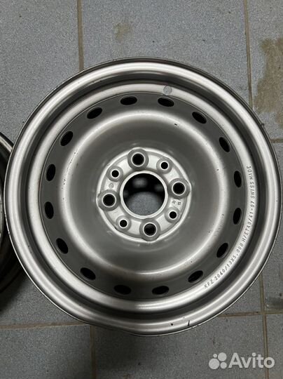 Штампованный диск новые R14x5 5x100 ET35 Dia 57,1