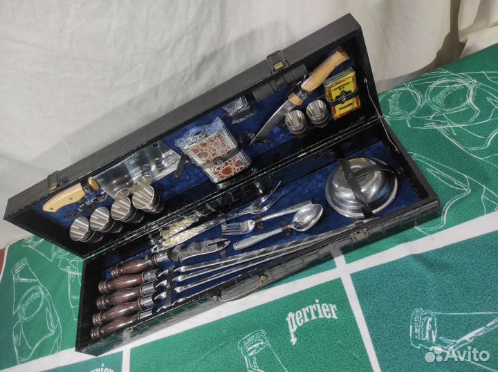 Шашлычный набор подарочный шампура