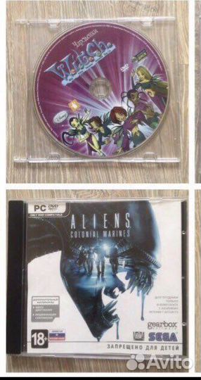 Разные компьютерные игры CD диски Симс witch Барби