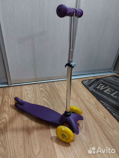 Самокат детский трехколесный
