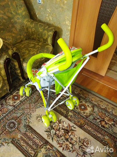 Прогулочная коляска - трость Glory 1101, зеленый