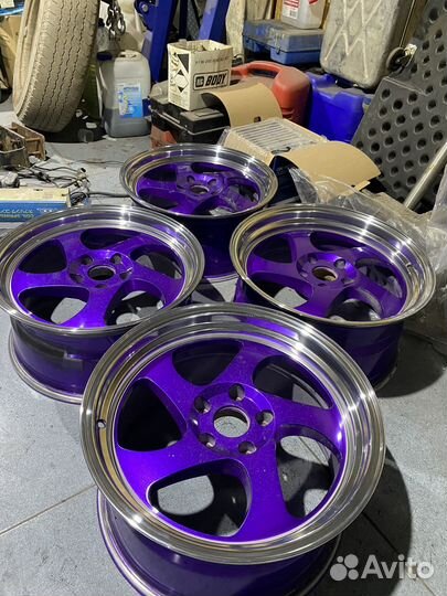 Диски rotiform jnc purple, custom r 17 5x112