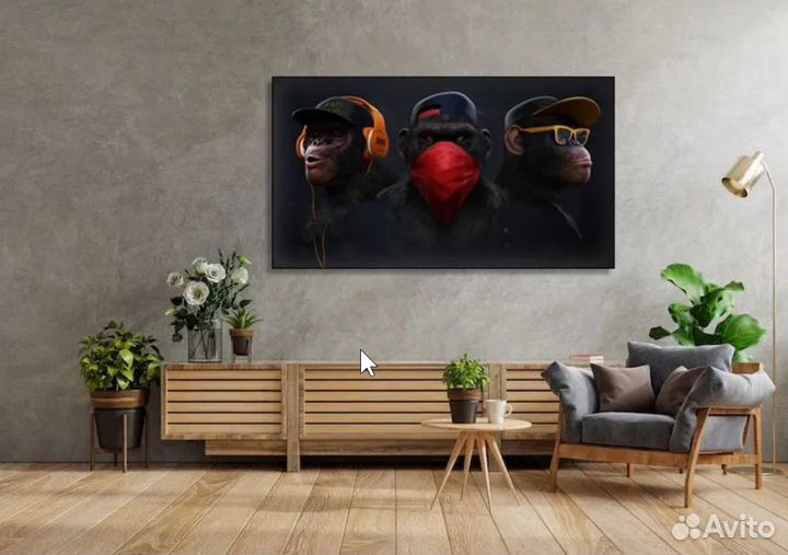 Картина печать на холсте