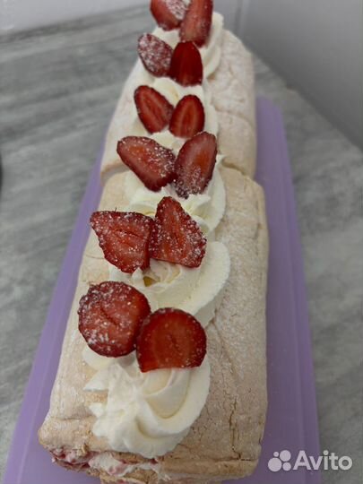 Меренговый рулет