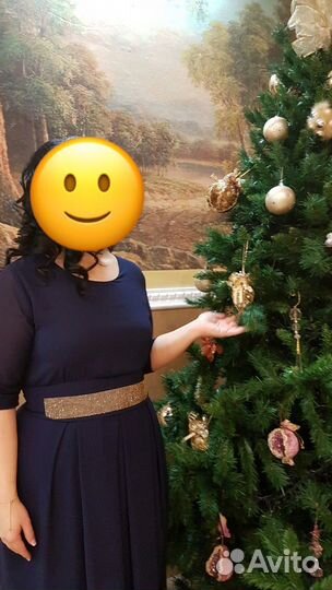 Вечернее платье в пол plus size 52-54р Новогодние