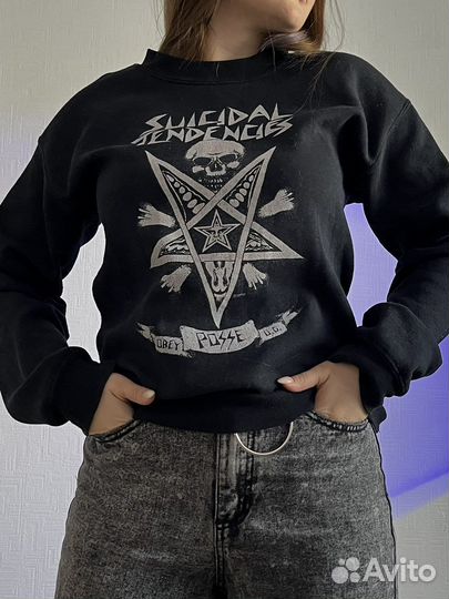 Свитшот obey suicidal tendencies мерч