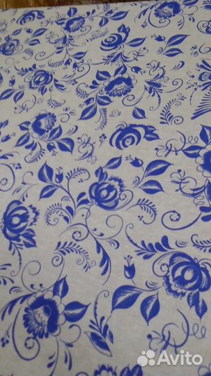 Скатерть полульняная новая