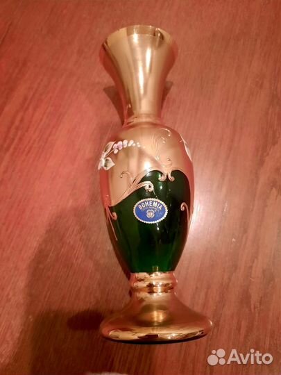 Ваза Богемское стекло