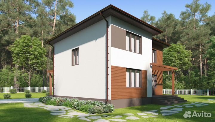 Проекты домов для ипотеки и строительства - 142 м2