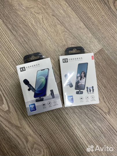 Микрофон беспроводной для телефона Samsung Apple