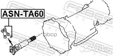 Крестовина карданного вала ASN-TA60 ASN-TA60 Fe