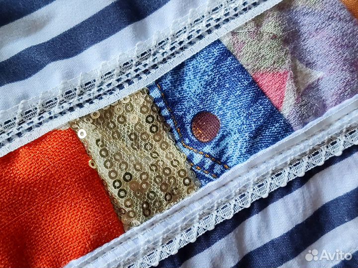 Постельное белье для кукол Ручная работа Пэчворк