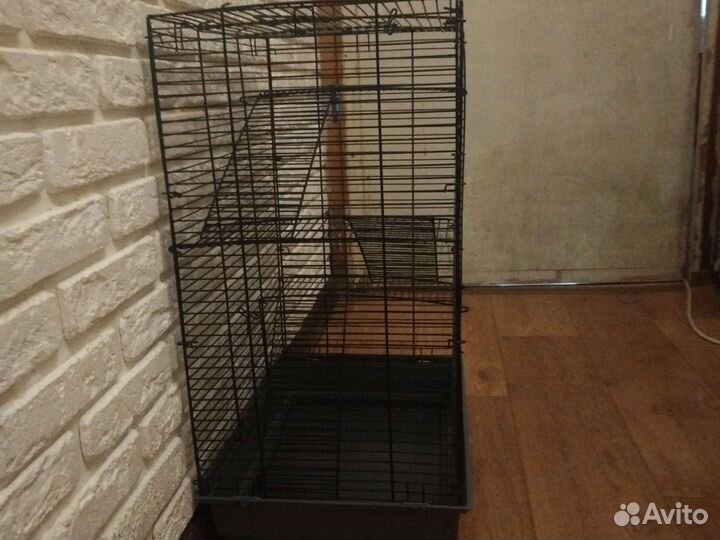 Клетка для грызунов трёх итажная