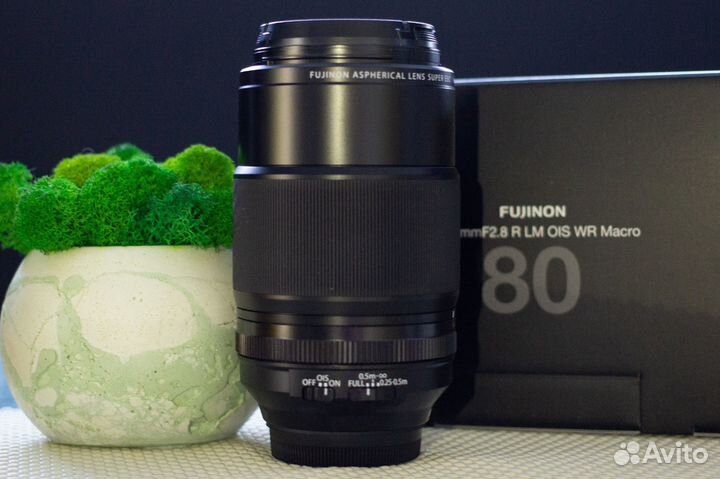 Объектив Fujinon XF 80mm F2.8 R LM OIS WR Macro