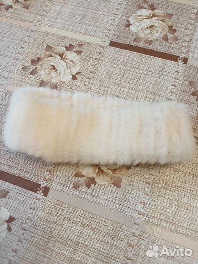 Норковая повязка на голову