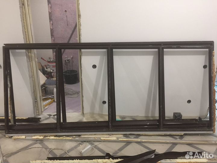 Лоджия алюминевая. Балкон. Раздвижные окна