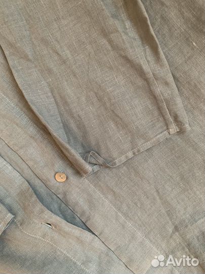 Рубашка лен новая massimo dutti