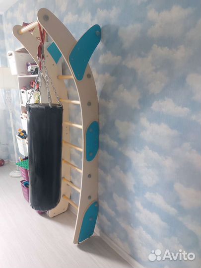 Детская шведская стенка деревянная