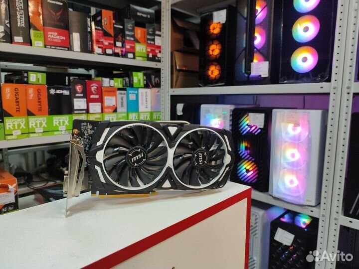 Видеокарта MSI GTX 1060 armor 6GB