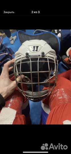 Шлем хоккейный warrior