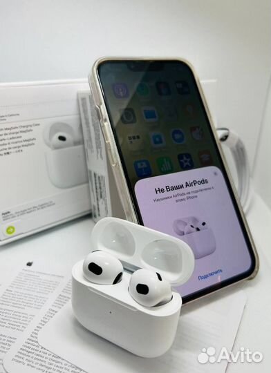 Apple AirPods 3 (1:1) + Чехол в подарок