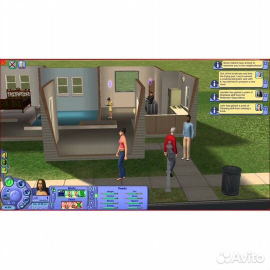 The Sims 2 Platinum, б/у, английский (PS2)