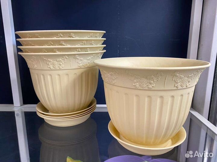 Горшки, кашпо, грунт для цветов. yana flor