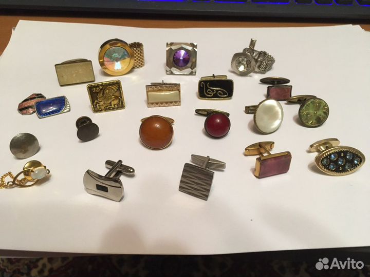 Одиночные старые запонки СССР