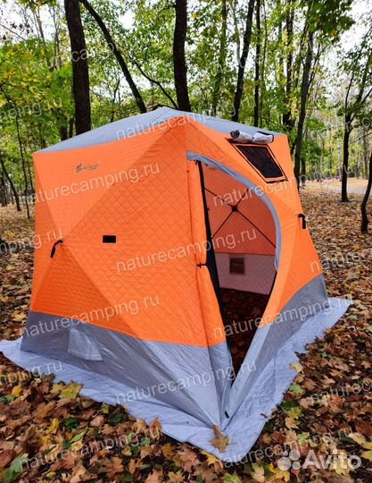 Палатка куб зимняя баня