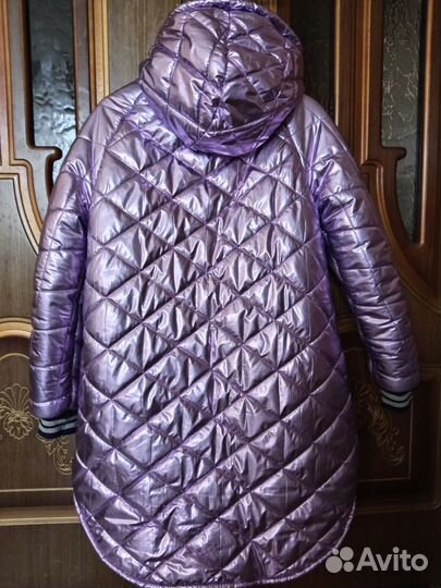 Куртка-пальто демисезонное для девочки
