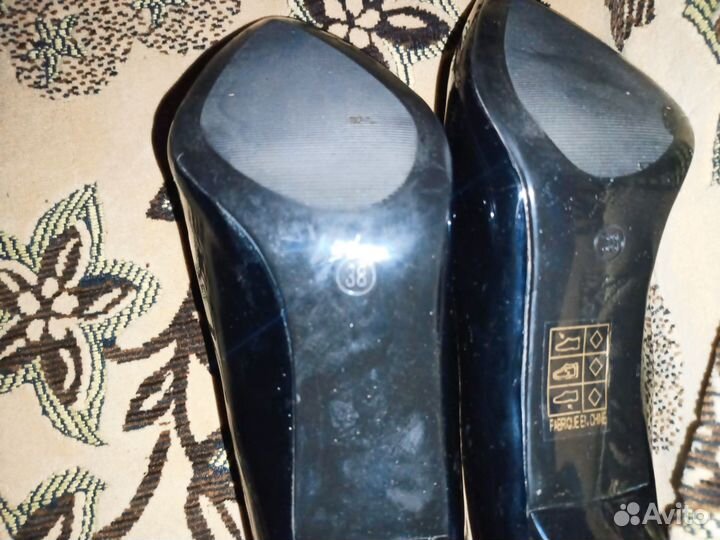 Туфли женские 38 размер черные