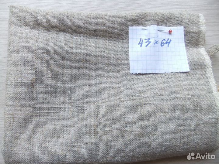 Ткань грубый лен для живописи (СССР)