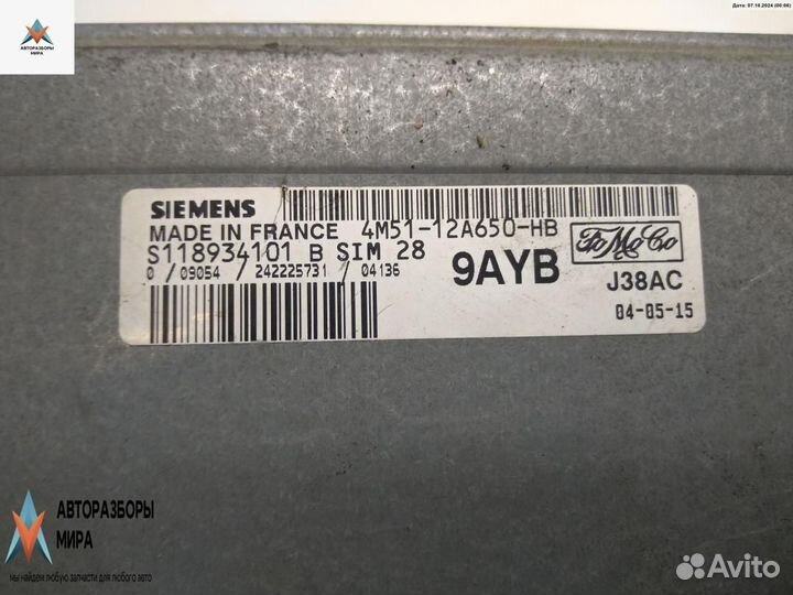 Блок управления двигателем Ford C-Max 2004