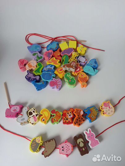 Развивающие деревянные игрушки