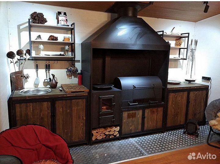 Мангальная зона барбекю