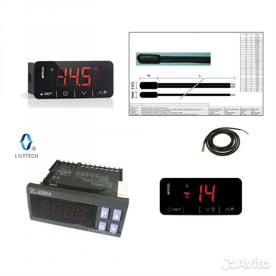 Терморегулятор контроллер Evco evкL21n7 Италия