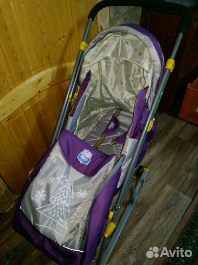 Коляска санки