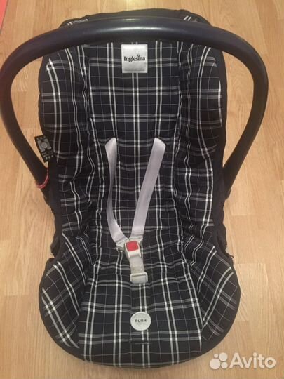 Коляска inglesina 2 в 1 (люлька + автокресло)