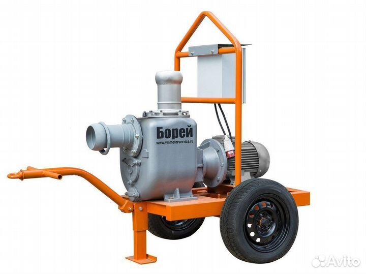 Мотопомпа электрическая Борей 300 прямой откачки