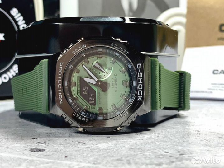 Часы G-Shock 2100 зеленые