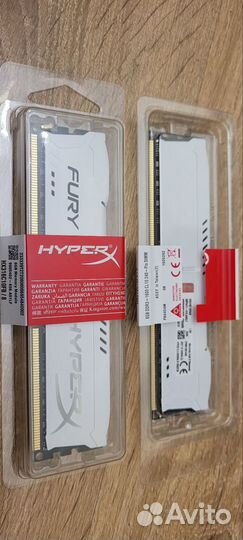DDR3 16Gb (2 по 8гб) HyperX 1600 MHz Для пк