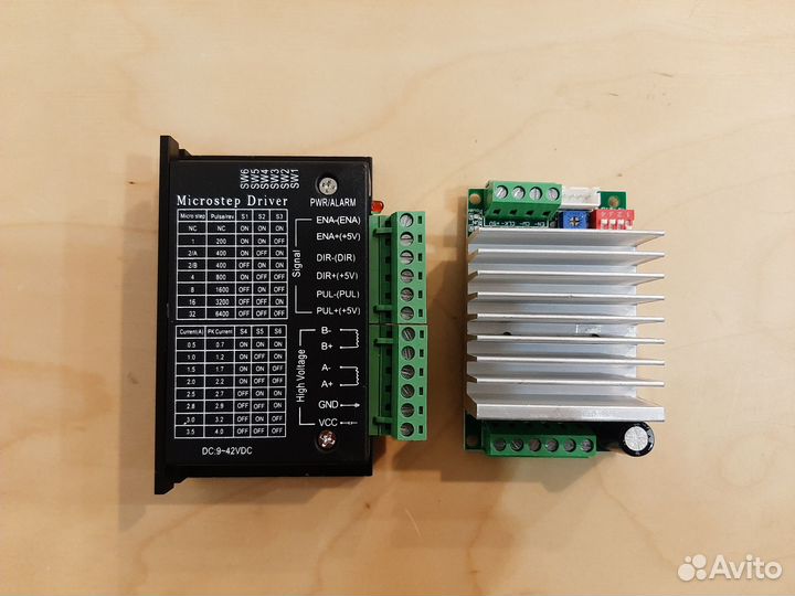Драйвер шагового двигателя TB6600, оригинал и клон