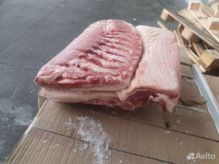 Грудинка свиная замороженная без кости Ивр
