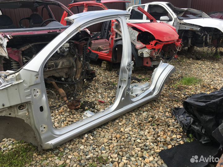 Левая сторона, левый порог Шевроле Авео T250, Т250