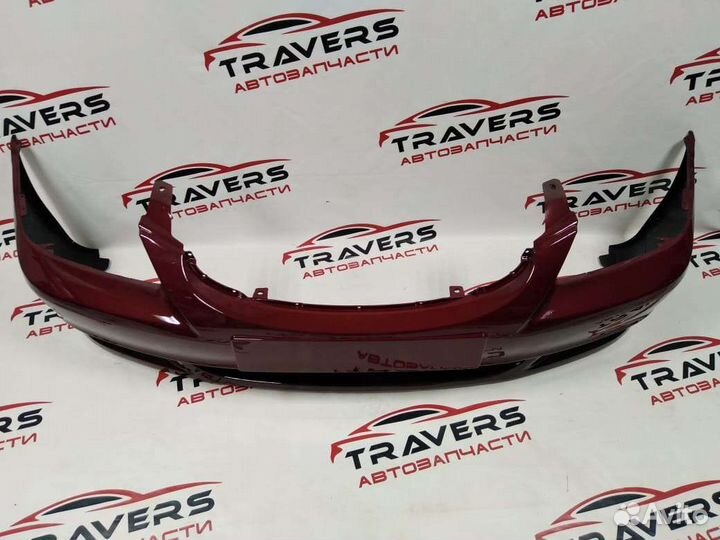 Бампер передний в цвет hyundai accent/Малина